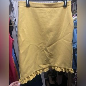 Ann Taylor ruffled skirt